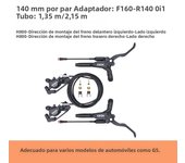 XOD H800/H880 Electric Scooter Hydraulic Disc Brake for KUKirin G2 MAX G2 Master  Multiple Models Electric Scooter Brake