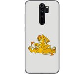 Tumundosmartphone Funda Gel Tpu para Xiaomi Redmi Note 8 Pro diseño Leones Dibujos