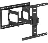 Cromad soporte de pared con doble brazo articulado para tv de 37”-75” - giratorio, inclinable y extensible - peso max 60kg - vesa 400x400mm