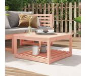 Mesa de Jardín 82,5x82,5x45 cm en Madera Maciza Douglas