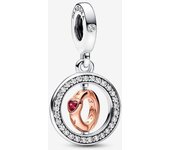 Pandora Charm de Colgante en Plata de Legislación Latido del Corazón by turning 782600C01,Incluye Caja Original