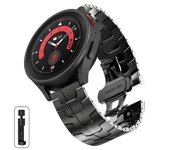 20mm 22mm Titanium Color Strap For Huawei Watch 4 Pro GT3 46mm For Samsung Galaxy Watch 5 Pro 45mm Gear S3 Stainless Steel Band