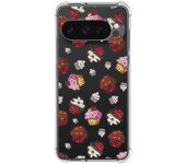 Tumundosmartphone Funda Silicona Antigolpes para Google Pixel 9 Pro XL 5G diseño Muffins Dibujos