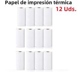Print Camera Thermal Paper 57MM Rolls Self-adhesive Sticker Paper Photo Paper For Mini Printer Kids Instant