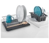 Escurreplatos Metaltex con Bandeja Extraible 35x30x11cm - Práctico y Espacioso