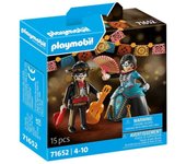 PLAYMOBIL dia de los muertos (71652) figuras detalladas y accesorios vibrantes