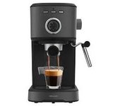 Cecotec 275 Power Espresso 20 Pecan Steel Cafetera express digital con 20 bares y vaporizador orientable. 1100 W  1 25 litros bandeja calienta tazas.