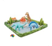 Intex Piscina Infantil Hinchable con Dispersor y Juego de Bolas Dinosaurios 56132