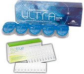 ULTRA ONE DAY Lentes de Contacto Diarias – 30 Unidades + Biotrue Monodosis Gotas Oculares 30x0,5 ml | Advanced MoistureSeal | Tecnología ConfortFeel | Confort e Hidratación Avanzada | Sin Conservantes | Alivio para Ojos Secos | Compatible con Lentillas