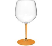MONOUSO | Copa Reutilizable Durable TT Pie Naranja para Gin Tonic 580ml (1 Ud)