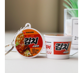 Simulation Instant Noodles Keychain On The Phone Mini Snacks Pendant Bag Pendant Christmas Gifts For The New Year
