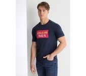 LOIS JEANS - Camiseta de manga corta grafica bordada de dólar