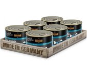 Belcando Single Protein Lata [6x200g Salmón]  Comida húmeda variada para Perros  Monoproteína alimento húmedo
