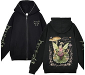 Melanie Martinez Zipper Jackets Rapper Female Singer Hoodie Streetwear Full Zip-up Hoodies Female Hooded Sweatshirts Y2k Hoody