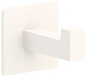 Veneto - Percha Adhesiva para Baño - Blanco Mate