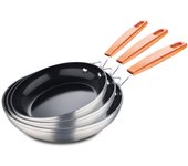 San Ignacio Set 3 Pcs Sartenes Aluminio Forjado Antiadherentes