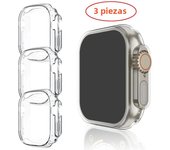 Watch Case for Apple Watch Ultra 49MM Series 8 7 SE 6 5 4 3 2 45MM 41MM 44MM 40MM Transparent Cover Apple Watch Screen Protector