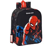 Mochila Guardería Spider-man 'Hero' SAFTA - 27 Cm