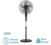 Ventilador de Pie RAYO Gris/Negro 3 VEL.60W.5