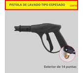 Car Wash Accessories High Pressure Washer Water Gun M14 M22 With Rod Snow Foam Cannon For Car Cleaning Car Wash Gun