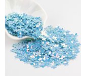 Sequin Matte White Color 10mm Cup Five Finger Flower Sequins Paillettes Sewing Wedding Craft Women Garments Accessories 10g/lot