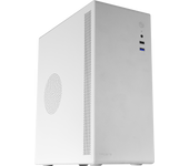 Tacens ORUMX, Caja Minitorre Slim Micro-ATX Ultra Compacta, Estructura de Acero, Ventilador 80mm, Caja PC Negro o Blanco