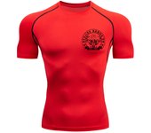 Baki Print Compression Shirts for Men Athletic Quick Dry Tshirts Tees Tops Gym Workout Fitness Undershirts Baselayers Rash Guard
