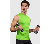 Chaleco ajustado deportivo de compresión para hombre, camiseta sin mangas con capa Base, camiseta sin mangas, camiseta, sudadera, ropa deportiva de atletismo
