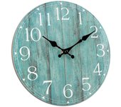 Reloj de 10 colores de Teal Silencioso no TIC-Reloj de Cocina Decoración