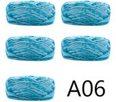 5pcs X100g Soft Velvet Yarn For Knitting Sweater Scarf Blankets Thick Crochet Yarn Threads