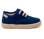 Pisamonas zapatillas lona cordones suela alpargata