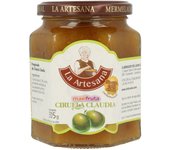 Mermelada de Ciruela Claudia Sin Azúcar 305 g  La Artesana