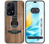 Tumundosmartphone Funda Silicona para Huawei Honor 200 Lite 5G diseño Madera 11 Dibujos