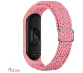 Bracelet for Mi band 7 6 Strap Elastic adjustable Nylon Braided Miband4 5 correa Wristband for xiaomi Mi band 4 3 5 6 7 strap