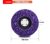 1Pcs 100/115/125mm Coral Disc Poly Strip Disc Grinder Strip Disc Abrasive Wheel Paint Rust Removal Clean For Angle Grinder
