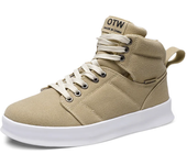 Brand High-Top Men Sneakers Microfiber Sneaker Man Platform Tennis Vulcanized Shoes Colorful Casual Original Men's Shoes 2023