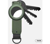 Key Organizer For Men-Compact Metallic Key Holder Minimalist Innovative Keyholder For Airtag Holder | Keychain Secures 2-5 Keys