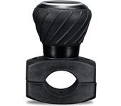 Perilla del volante, Ayuda Universal del volante del Coche Assister Spin Knob apropiado para Flying, Coches, semi camión, transportadoras elevadoras-Negro