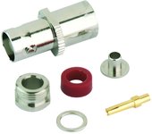 BNC hembra aérea con cono y tuerca de fijación "CLAMP" Electro Dh 19.255/58 8430552073313