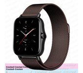 20mm/22mm Milanese band For Amazfit GTS/4/2/2e/3/GTS2 Mini/GTR 47mm/GTR2/4/3/Pro stratos Metal Watch Bracelet Amazfit bip strap
