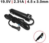 CARGADOR DE COCHE PARA PORTÁTIL HP SPLIT 13-G110DX 19.5V 2.31A 4.5 x 3.0MM 45W