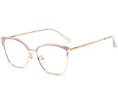 New Fashion Anti Blue Light Glasses Women Transparent Glasses Woman Prescription Glasses Optical Lenses Eyewear
