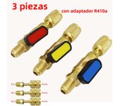 Air Conditioning Refrigerant Ball Valve 1/4" SAE Straight Shut-Off Valve for R134A R410A R22 R12 Charging Hoses AC Refrigerant