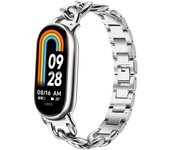 Metal Strap for Xiaomi Mi Band 9 8 Metal Wristband Stainless Steel for Miband 9 8 Replacement Strap for Xiaomi Miband 8 9 Strap