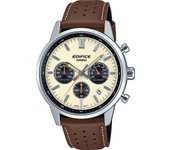 Reloj Casio EDIFICE EFR-575L-7AEF Cronógrafo estándar, Correa de piel auténtica. Hombre Sumergible (100m)