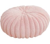 Cojín redondo de suelo con forma de calabaza, cojín decorativo de felpa suave para sofá cama, cojín para sala de estar (verde, 35 x 35 cm)