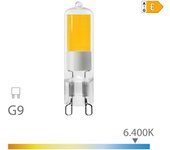Bombilla g9 led 5w 575lm 6400k luz fría cristal edm