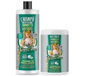 PACK DE CHAMPU Y MASCARILLA RAPUNZEL CRECIMIENTO DONA FLORA CHAMPU 1000ML+MASCARILLA 1000ML TODOS TIPOS DE CABELLO CON VITAMINAS