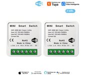 1/2/5pcs 16A Wifi Switch DIY Smart Home Control Relay Smart LIfe APP Control Remotely Timer Works With Alexa Google Home Alice