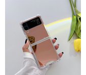 Make Up Mirror for Samsung Z Flip 3 4 5 Case Luxury Shockproof for Samsung Galaxy Z Flip 4 3 5 Z3 Z4 Flip4 Flip3 Slim Hard Cover
